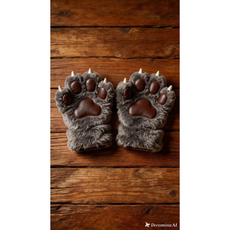 Handpaws – Flauschige Tierpfoten-Handschuhe